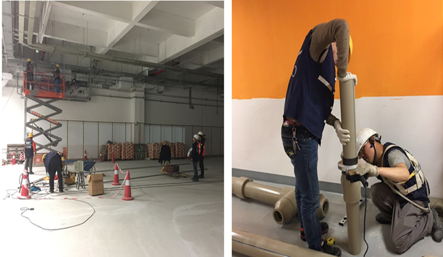 東莞市翔泰凈化工程公司 無(wú)塵車間施工進(jìn)行中